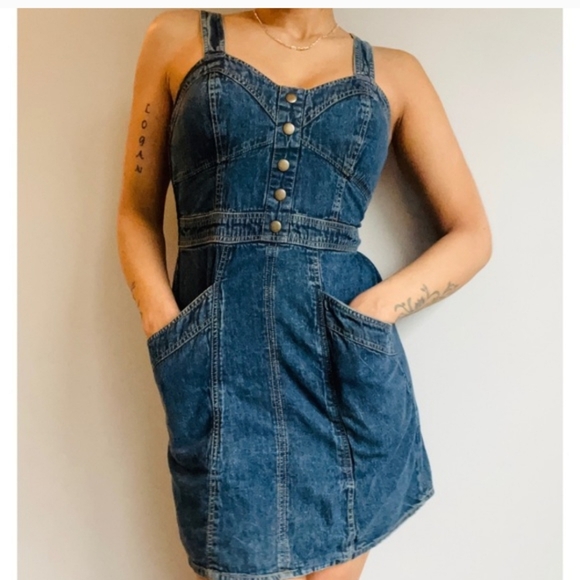 Japna Denim Dress - Picture 2 of 9